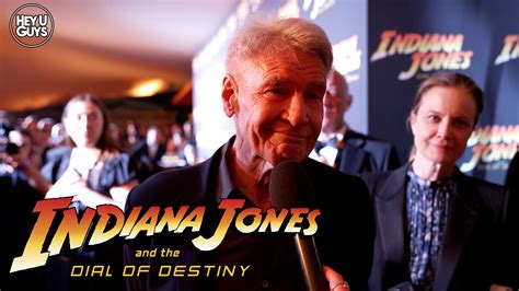 Indiana Jones And The Dial Of Destiny World Premiere Interviews