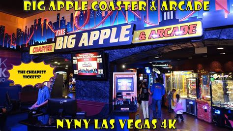Nyny Big Apple Arcade Tour 4k Las Vegas Youtube