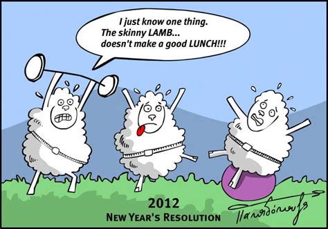 New Years Resolution Cartoon Movement