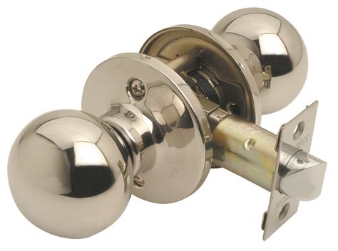 Excel Bala Ball Shaped Passage Door Knob Set Polished Stainless Steel