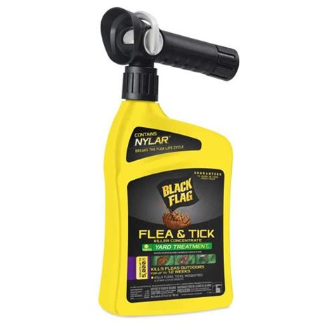 Black Flag Flea And Tick Yard Treatment 32 Fl Oz Concentrate Insect