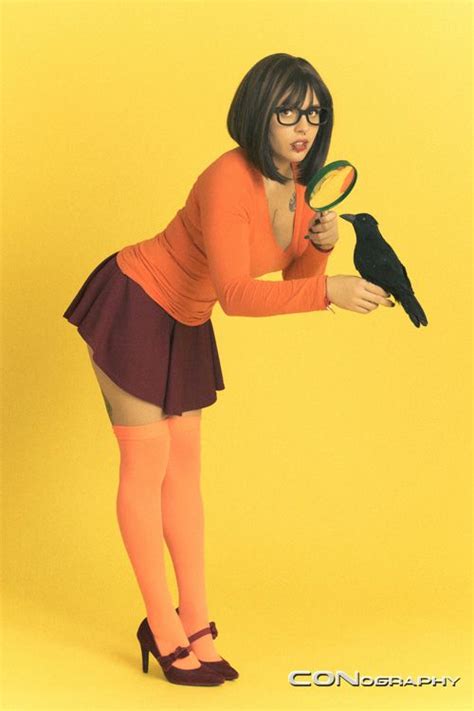 Character Velma Dinkley From Hanna Barberas Scooby Doo Cartoon Cosplayer Unknown