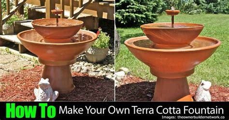 How To Make Your Own Beautiful Terra Cotta Fountain