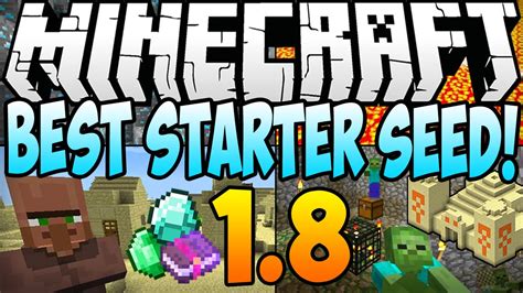 The fraction (mathematics) one eighth, 0.125 in decimal, and 12.5% in percentage. Minecraft 1.8.1 Seeds - BEST STARTER SEED! Diamonds ...