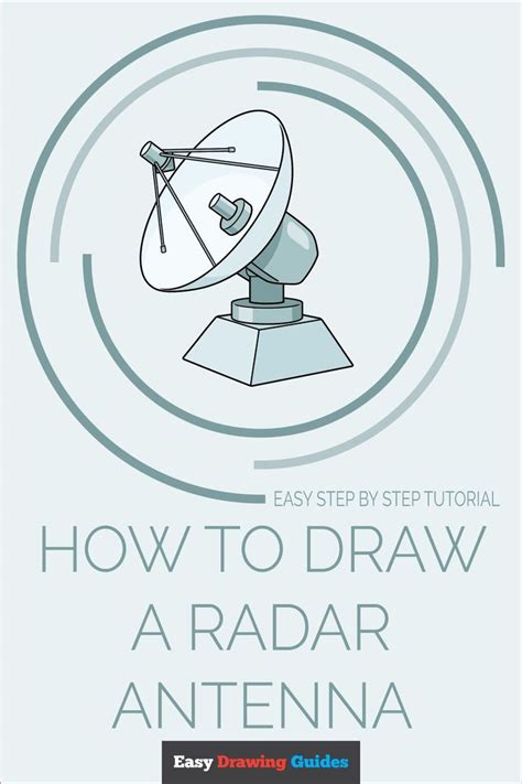 How To Draw A Radar Antenna Really Easy Drawing Tutorial