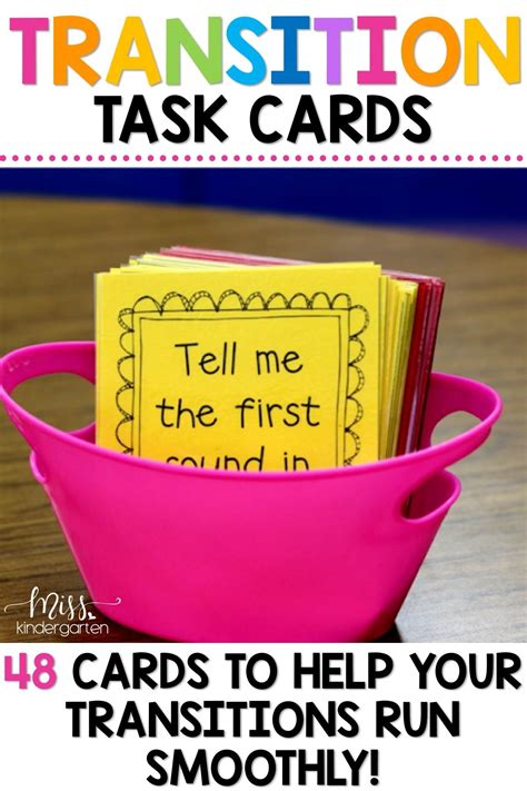 Up Your Classroom Management Game With These Fun Transition Cards Succ