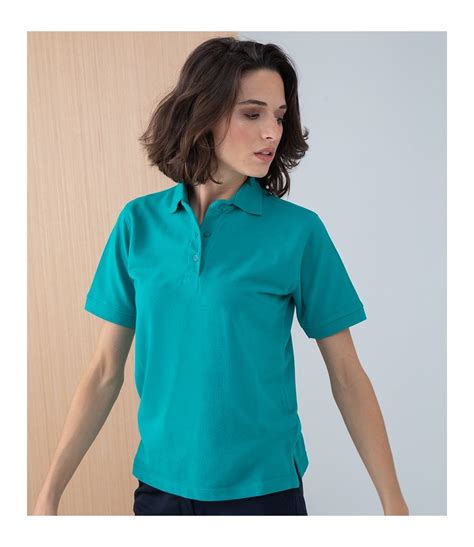 Henbury Ladies Polycotton Pique Polo Shirt H401 Pcl Corporatewear Ltd