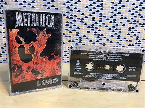 Metallica Load Cassette Tape 1996 Elektra Records