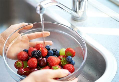Pasos Para Lavar Correctamente Las Verduras Y Frutas