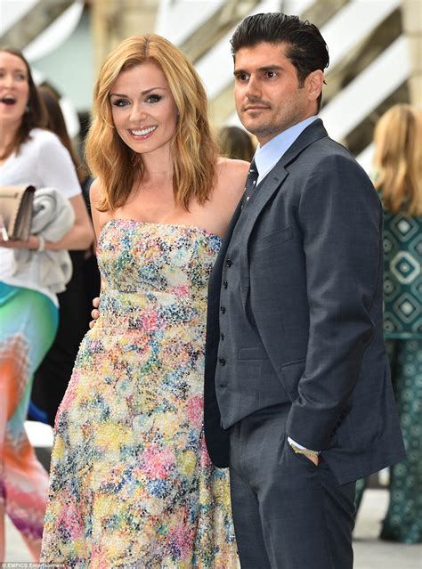 katherine jenkins joins husband andrew levitas at royal academy of arts exhibition daily mail