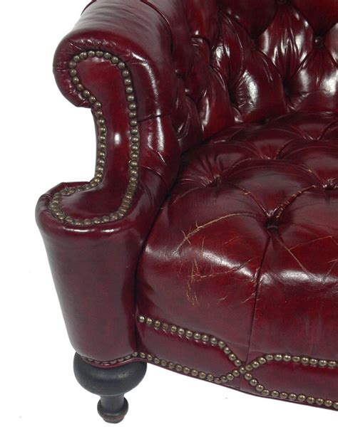 Discover prices, catalogues and new features. Pair of Tufted Oxblood Red Leather Chairs For Sale at 1stdibs
