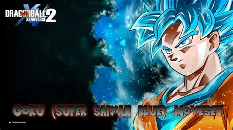 Goku Super Saiyan Blue Moveset Dragon Ball Xenoverse 2 Youtube