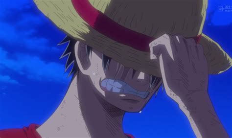 Luffy Crying Manga Panel