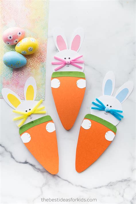 Easter Carrot Card The Best Ideas For Kids