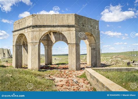 Ruins Of Potash Plant In Antioch Nebraska Stock Image Image Of Hills