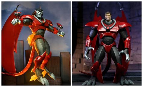 Disney Gargoyles Neca Ultimate Figure Lineup Adds Armored David Xanatos