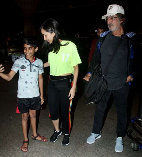 Shraddha Kapoor Spotted At Airport With Father Shakti Kapoor Clicks