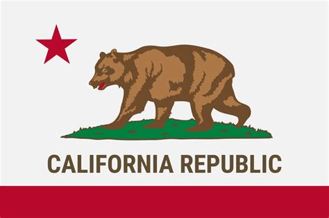 Printable California State Flag Printable Blank World