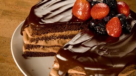 Triple Chocolate Torte Cake Recipe Hersheyland
