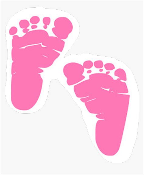 Pink Baby Footprints Png Png Download Free Baby Footprint Svg