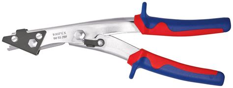 Knipex 90 55 280 Sheet Metal Nibbler With Multi Component Grips 280 Mm