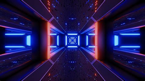 Not too busy nor complicated movement. Futuristice Scifi Alien Tunnel Wallpaper : Video de stock ...
