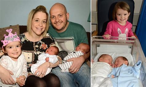 Incredible Ivf Triplets Born Three Years Apart To Delighted Couple
