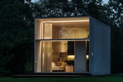 A Prefab Concrete Tiny Home That Easily Moves With Owners Pre Fab