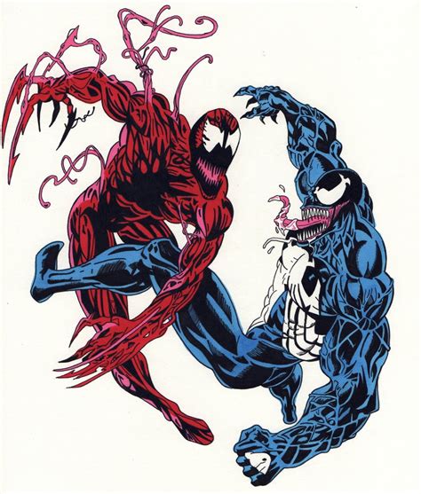 Venom Vs Carnage Por Michelanthropus Dibujando