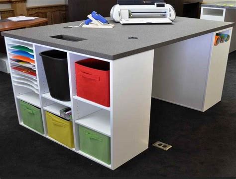 Contemporary Craft Desk Storage Colorful Fabric Decoratorist