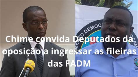 Ministro Da Defesa Crist V O Chume Fala Da Situa O Real E Actual Do