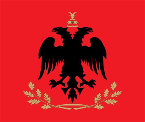 Flag of Albania - Wikipedia | Albanian flag, Albania flag, Flag art