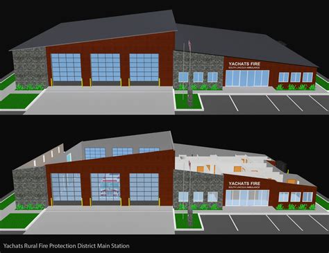 Fire Station 3d Model Cgtrader