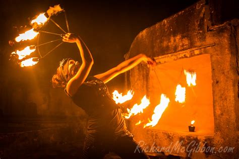 Fire Spinning Richard Mcgibbon Photography