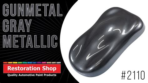 Restoration Shop Gunmetal Grey Metallic Acrylic Enamel Auto Paint