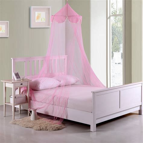 A kids canopy makes a great secret fort. Pom Pom Kids' Collapsible Hoop Sheer Bed Canopy - Walmart ...