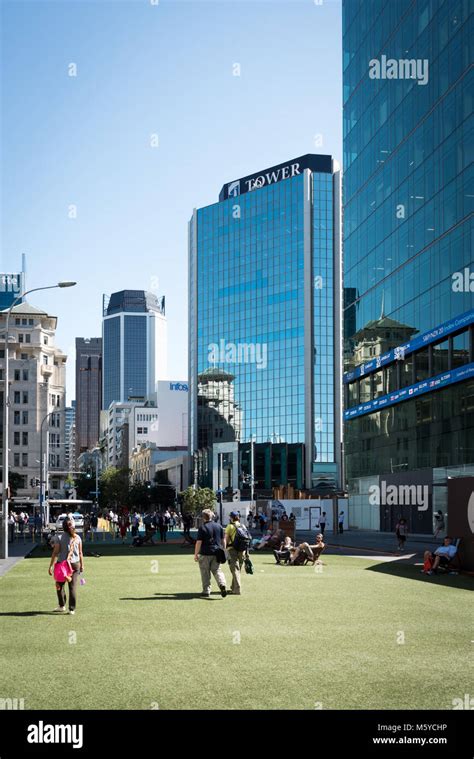 Shopping Area Auckland City North Island New Zealand Stock Photo Alamy