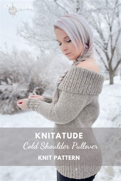 Sexy Off The Shoulder Knit Sweater Pattern — Knitatude