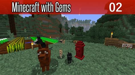 Minecraft With Gems Ep 02 Doggy Style Mod Youtube