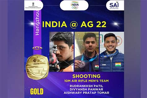 Team India Shatters Records To Claim Gold In Air Rifle At Asian Games