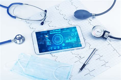 Modern Medical Technology System And Devices Stock Photo Image Of