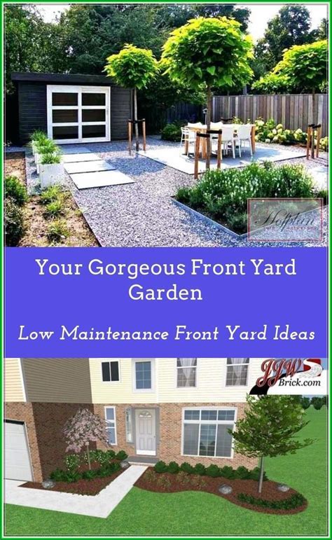 Implementing low maintenance landscaping ideas. Low Maintenance Front Yard Ideas You Must Know (With images) | Front yard, Front yard garden ...