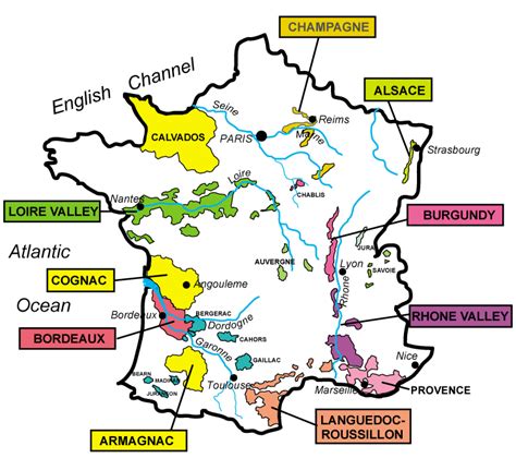Wine Regions Of France Wijn Wijn Proeven Frankrijk