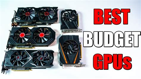 Best Budget Graphics Cards In 2020 Youtube