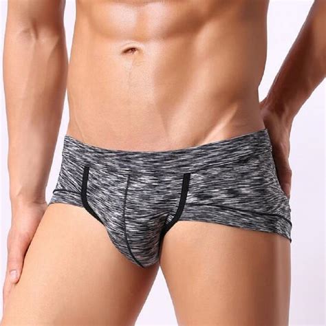 New Arrival Mens Low Waist Briefs Cotton Breathable Sexy Gay Men