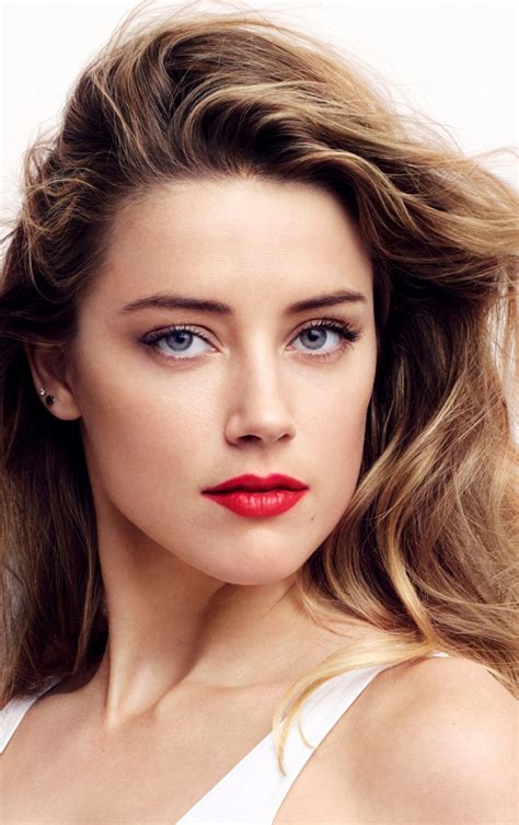 Download Wallpaper X Amber Heard Gorgeous Actress Red Lips Iphone Iphone S