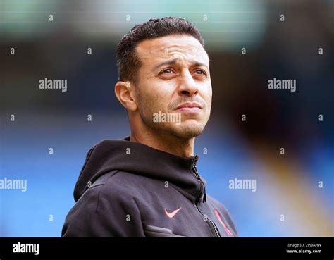 Liverpools Thiago Alcantara During The Premier League Match At The