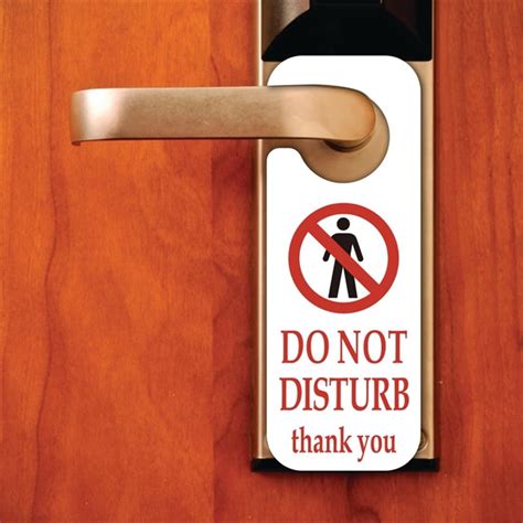 Do Not Disturb And Please Service Room Sign Pack Of 10 W346 Buy