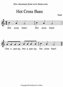 Recorder Cross Buns Sheet Music 8notes Com Recorder Songs