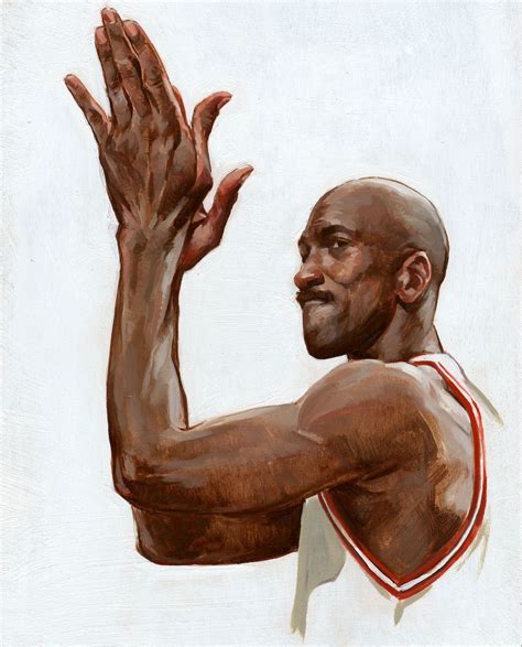 Michael Jordan Painting Illustration Art